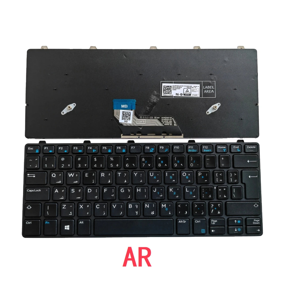 New US Spanish Arab Japan Laptop Keyboard For Dell Latitude 3180 3189 3380 series Notebook PC ReplacementDell laptop repair parts