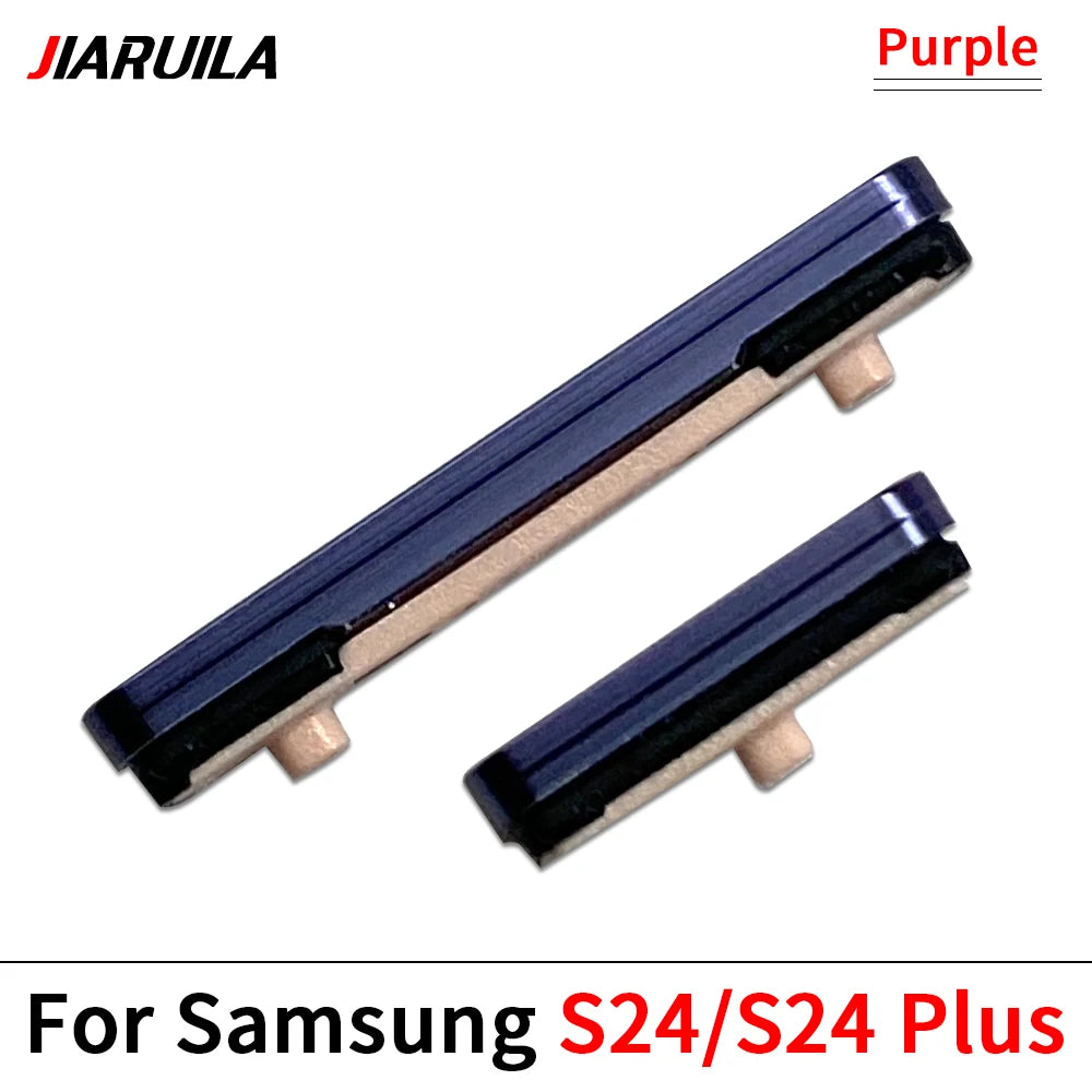 New For Samsung S22 S23 S24 Plus Ultra 5G Power Button + Volume Side Button Key Replacement Parts Samsung phone repair parts