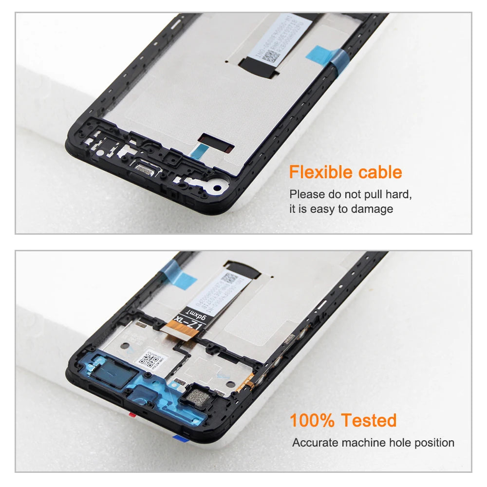 For Redmi A5 4G Touch Screen 25028PC03G 25028RN03A 25028RN03I for Redmi A5 4G with Frame Display Digitizer Assembly Repair Parts Redmi phone repair parts