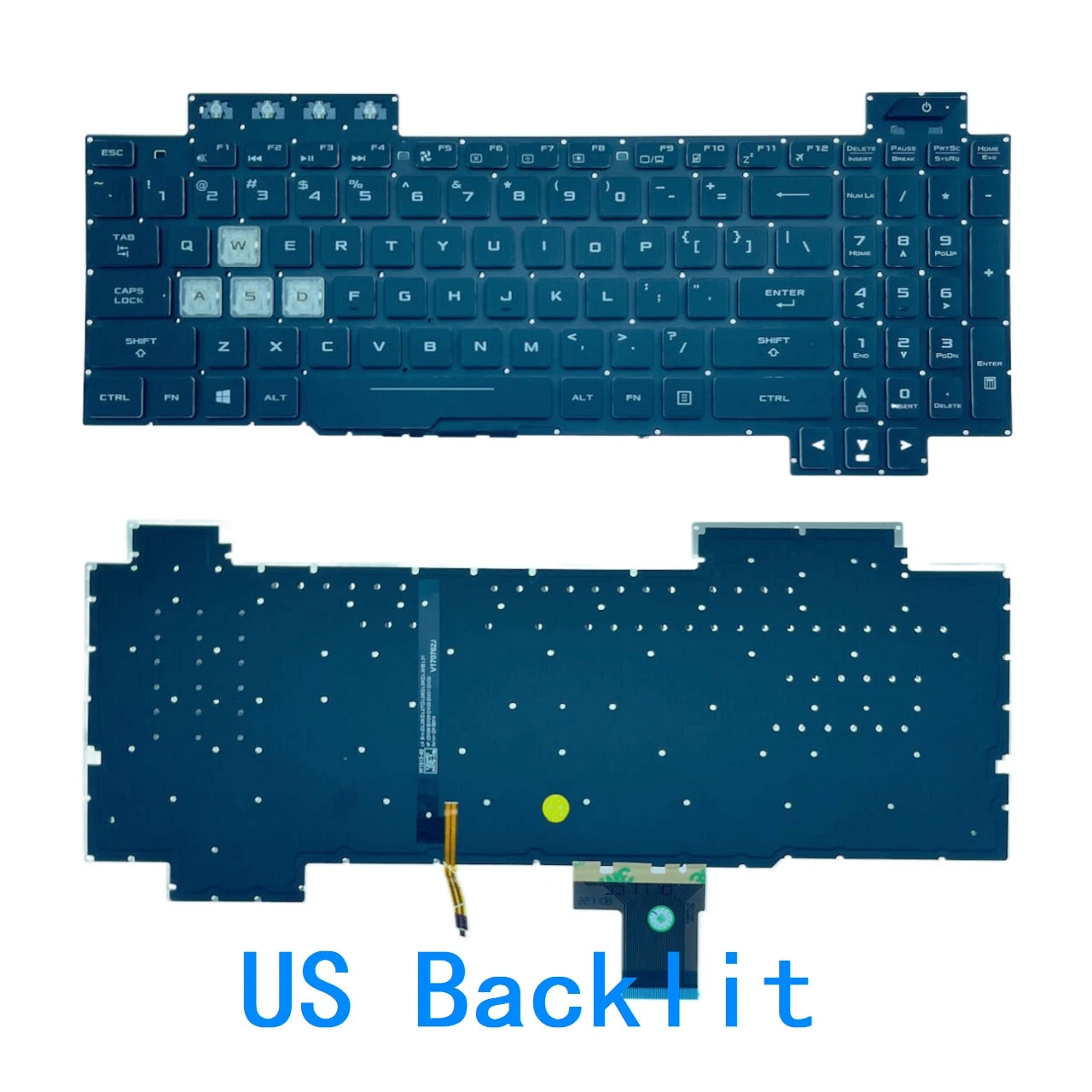 New US Russian Spanish Language  RGB Keyboard For ASUS ROG FX504 FX504GD FX504GE FX504GM FX80 FX80GM FX505 FX86 FX705 ASUS laptop repair parts