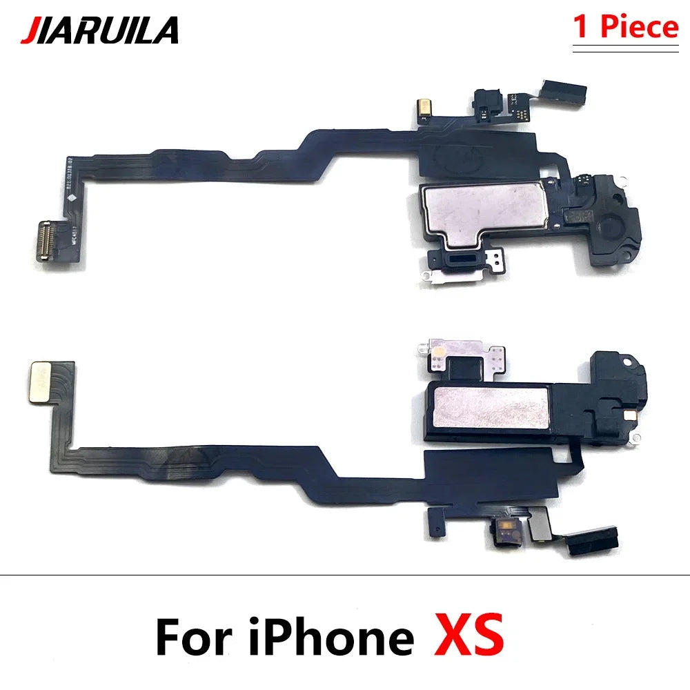 New Ear Speaker Earpiece Flex For iPhone X XR XS 11 12 Pro Max Mini Proximity Light Sensor Flex Cable Replacement Parts iPhone phone repair parts
