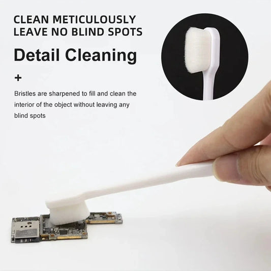 Caius PBT Fibre Cleaning Polishing Motherboard IC Glue Removal Cleaning Brush For Circuit IC PCB BGA Phone Soft Toothbrush Professional Repair Tools