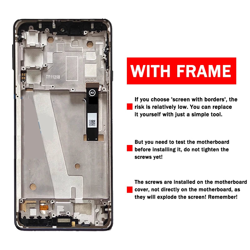 AMOLED For Motorola Edge 20 Edge20  XT2143-1 LCD Screen Touch Digitizer Assembly For Motorola Edge X30 XT2201-2-6 Display Motorola phone repair parts