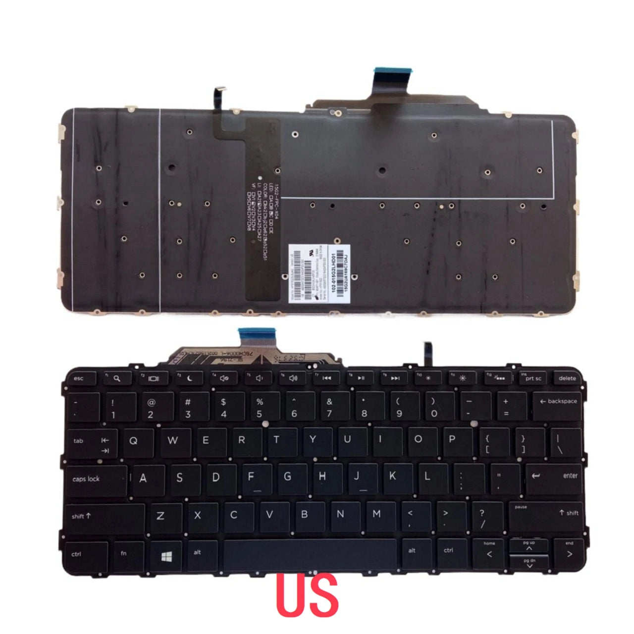 New US Spanish Latin UK Arab Brazil Portuguese Laptop Backlit Keyboard For HP EliteBook Folio G1 904671-001  HP laptop repair parts