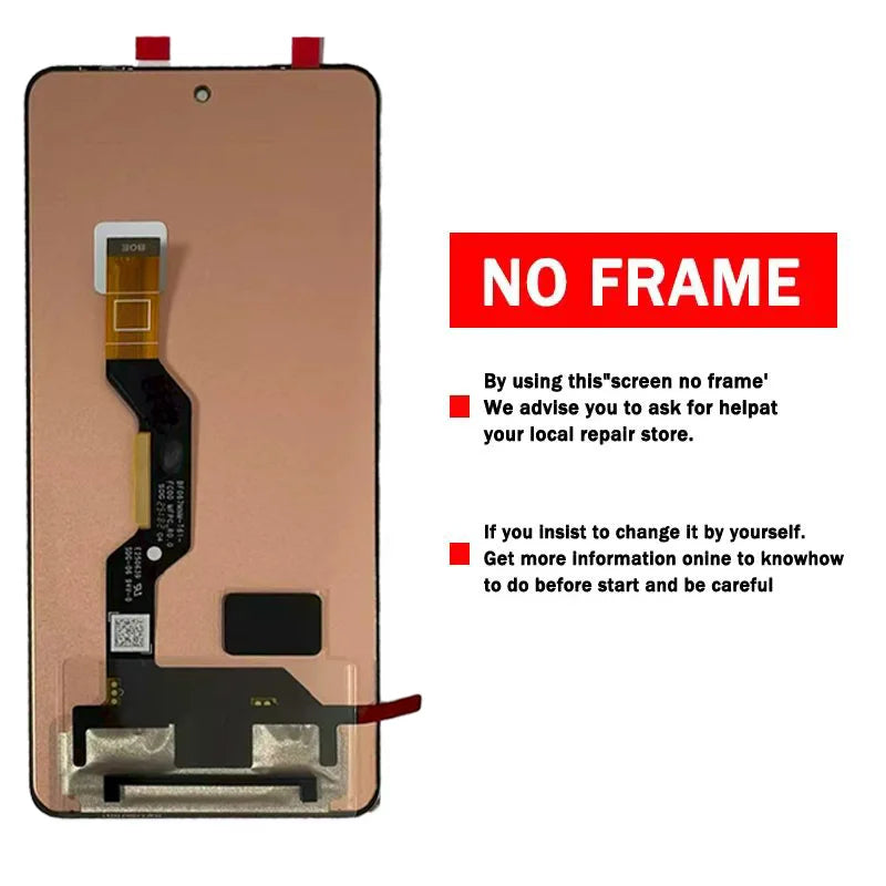 6.67"New For Motorola Moto G86 Power Display LCD Screen Touch Digitizer Assembly For Moto XT2527-7 LCD With Fingerprint Motorola phone repair parts