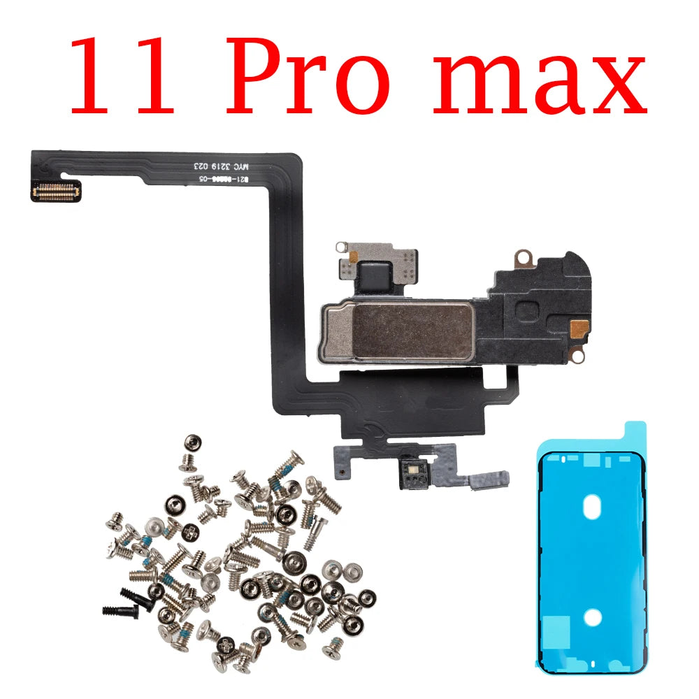Speaker For iPhone X Xs 11 12 Pro Max XR Proximity Sensor Sound Earpiece Speaker Flex Cable Phone Parts iPhone phone repair parts
