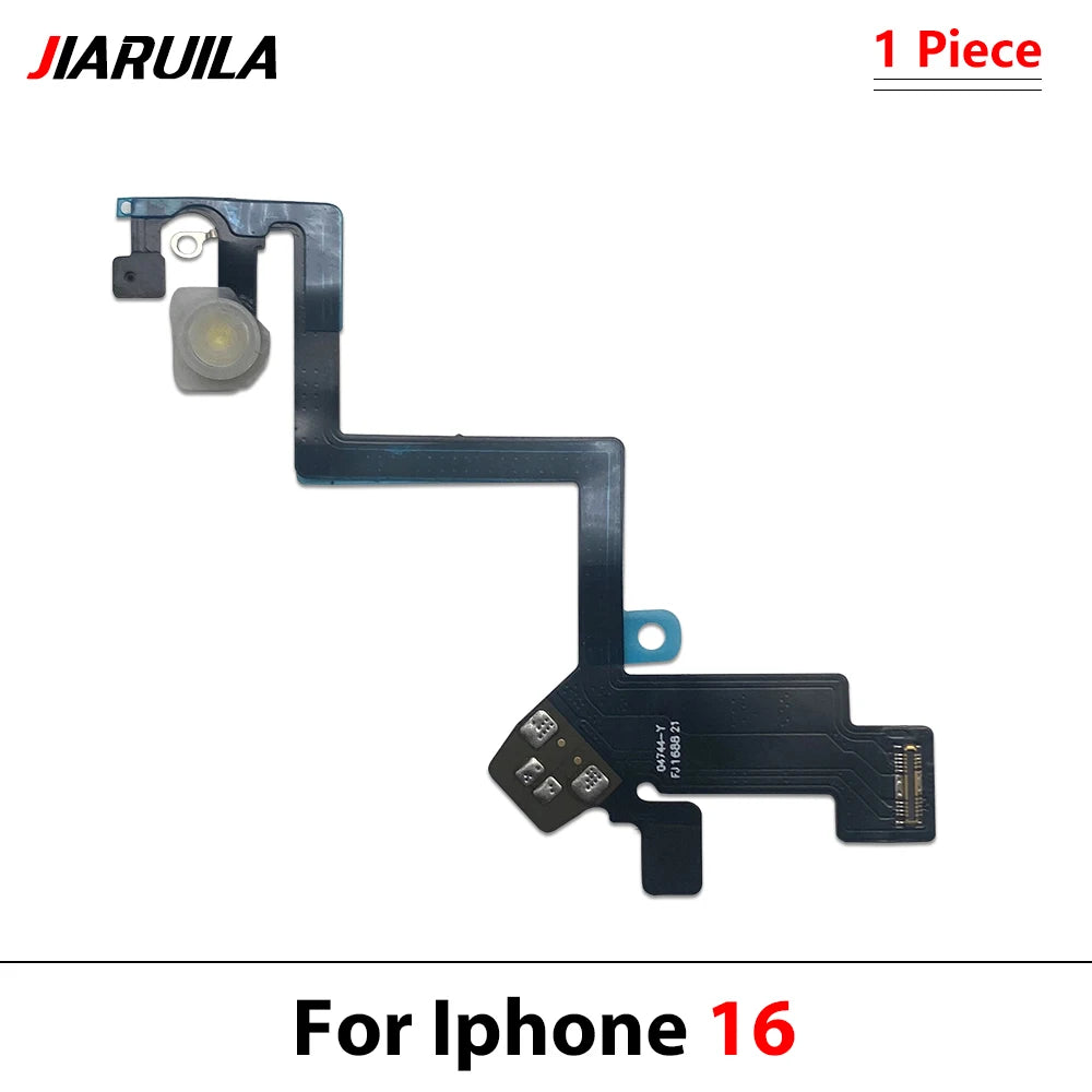 New LED Flash Flex Cable For iPhone 12 13 14 15 16 Pro Max Plus Mini Light Sensor Proximity Flex Cable Flash Light Flex Cable iPhone phone repair parts