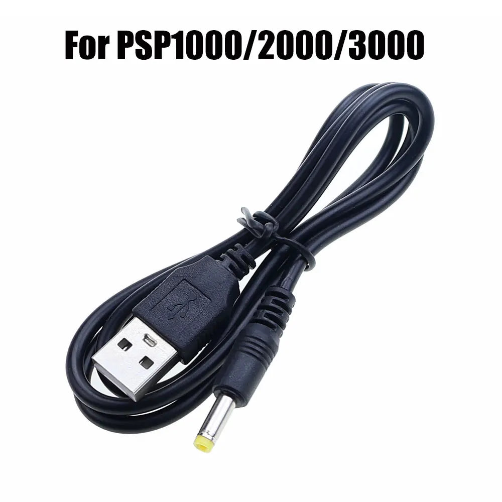 1PC USB Charging Cable Transfer Adapter Wire Data Charger Cord Line For  Psvita PSV 1000 2000  For PSP 1000/2000/3000 For PSP GO Game console repair parts