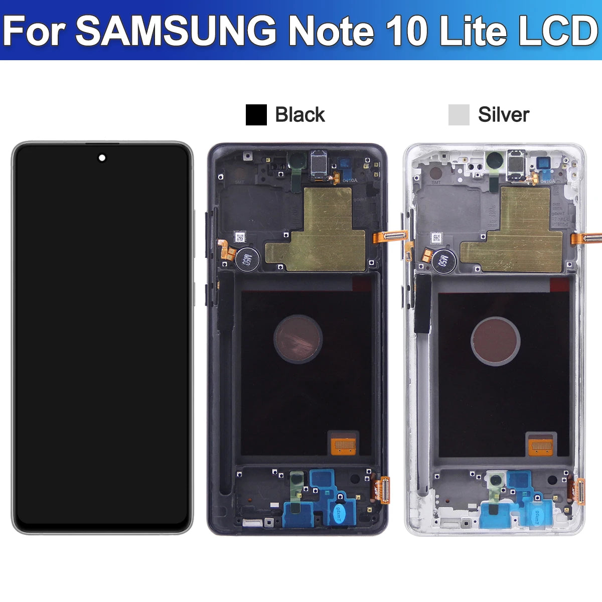 For Samsung Galaxy Note 10 Lite Lcd Display With Frame Touch Screen Digitizer Parts For Samsung N770 N770F/DS N770F/DSM Display Samsung phone repair parts