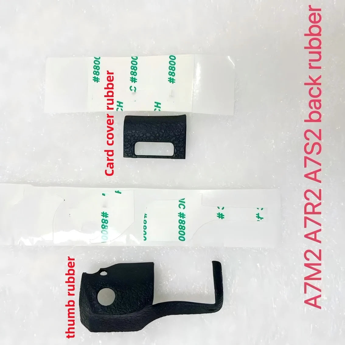 New A7M2 Back Rubber for Sony A7M2 A7R2 A7S2 A7II A7RII A7SII Thumb Rubber Card Cover Rubber Repair Parts Digital Camera repair parts