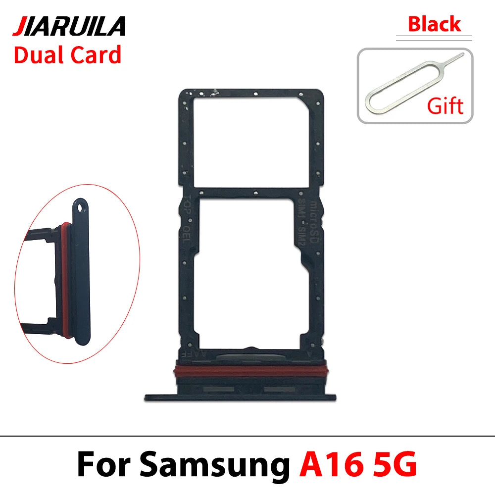 New For Samsung A06 A16 4G 5G SIM Card Slot SD Card Tray Holder Adapter Repair Parts Samsung phone repair parts