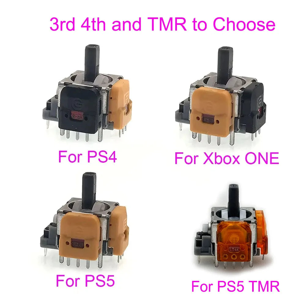 2PCS For Xbox One Hall Effect & TMR  Joystick Module Controller For PS5 For PS4 Dualshock 4  Xbox360  Analog Sensor Potentiomete Game console repair parts