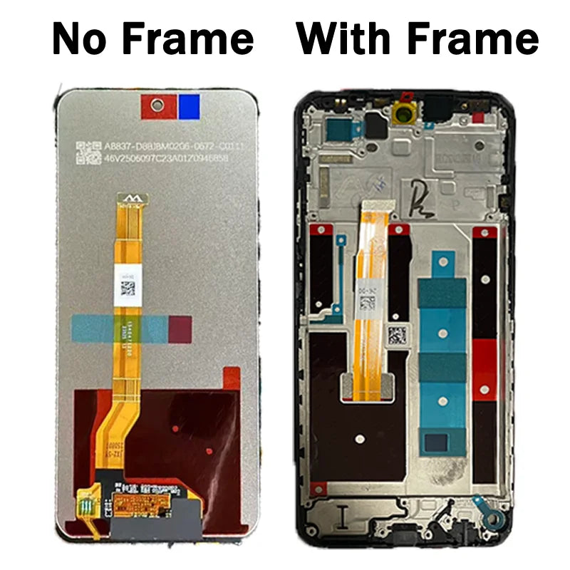 6.67“IPS 120Hz for Realme C75 5G RMX3943 Lcd Display Touch Screen Digitizer Assembly C75 Display with Frame Oppo phone repair parts Realme phone repair parts