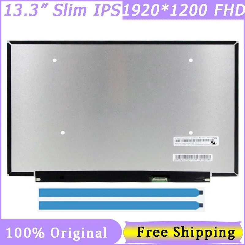 13.3 Slim 30 Pin Laptop Screen B133UAN01.0 M133NW4J R0 For ThinkBook 13s G2 ITL ARE G3 ACN G4 IAP ARB 1920x1200 FHD IPS