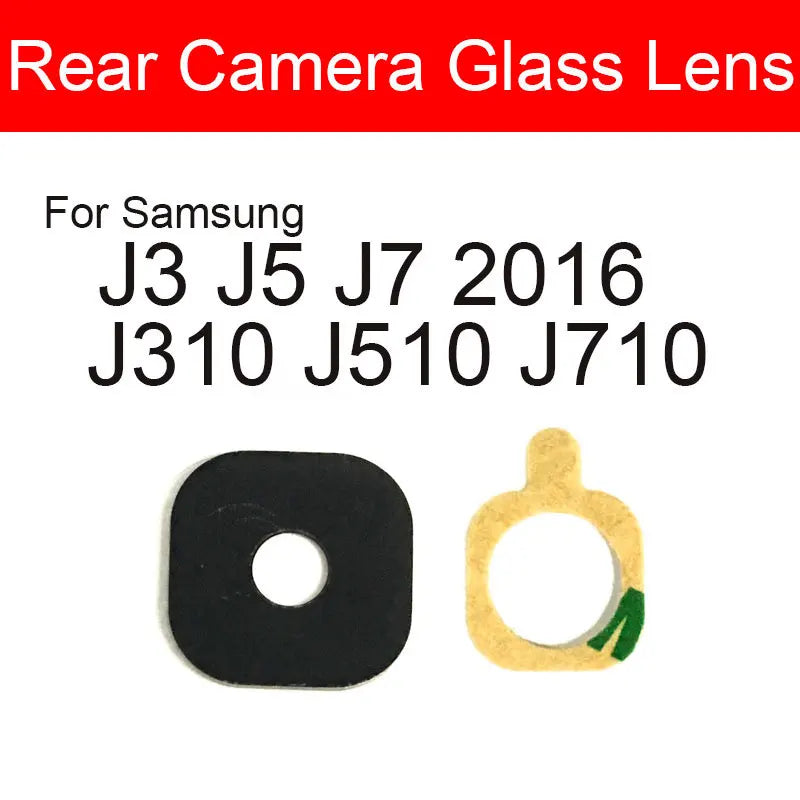 Main Camera Glass For Samsung Galaxy J1 J2 J3 J5 J7 Pro 2015 2016 2017 2018 J337 J310 J330 J510 J530 J710 J730 +Adhesive Sticker Sony phone repair parts