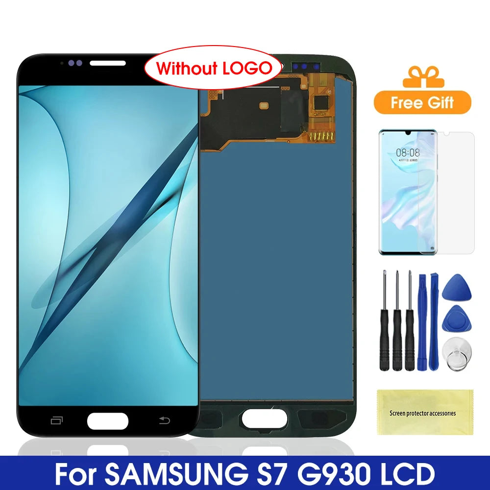 Display Screen for Samsung Galaxy S7 G930 G930F G9300 Lcd Display Touch Screen Digitizer Assembly Replacement Samsung phone repair parts