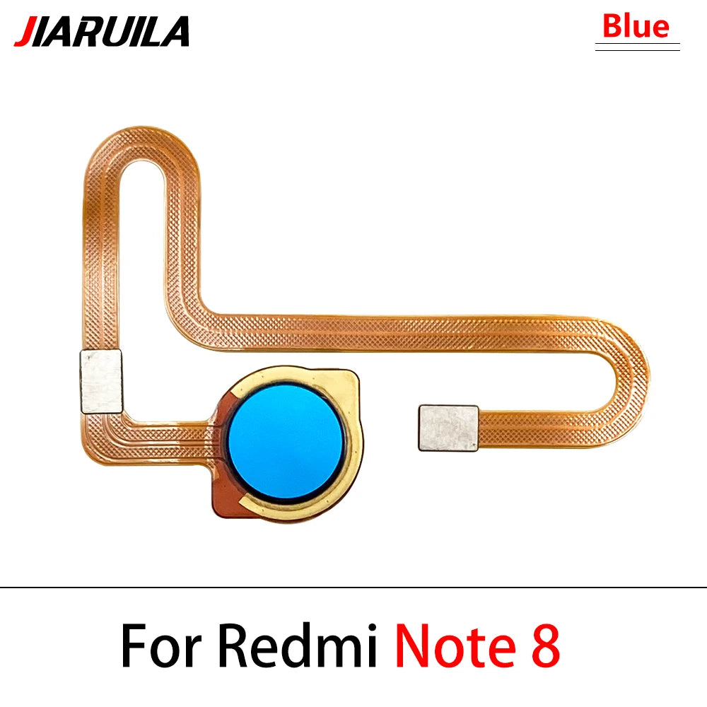10Pcs, New For Xiaomi Redmi Note 8T 8 9s 9 Pro Home Button FingerPrint Touch ID Sensor Flex Cable Ribbon Replacement Parts  Xiaomi  Xiao mi phone repair parts