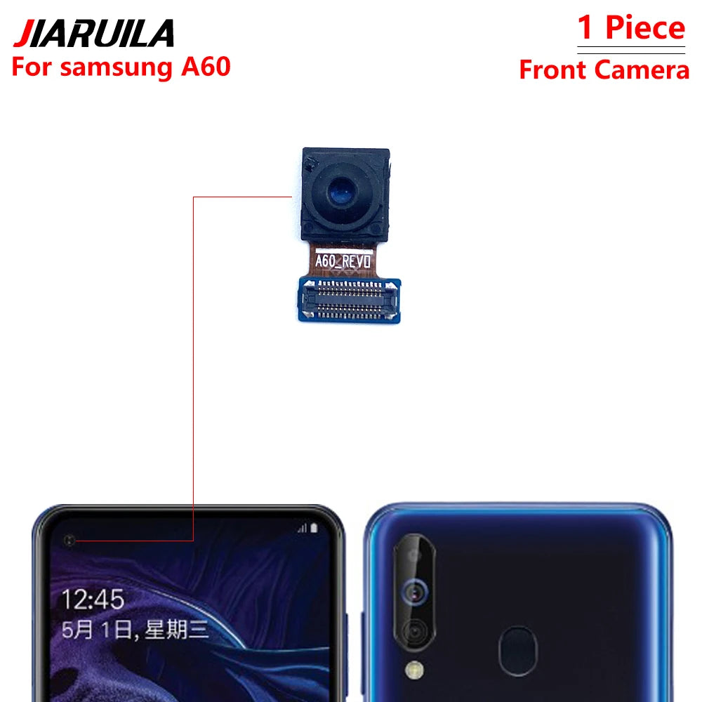 New Rear Main Back Camera Front Camere Flex Cable For Samsung A10 A20 A30 A40 A50 A60 A70 A80 A10E Samsung phone repair parts