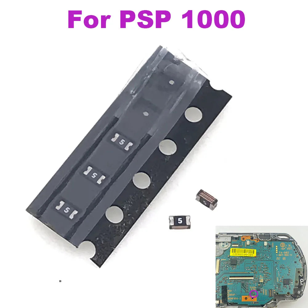 2-10 pcs For PSP 1000 Game Console Motherboard Backlight Resistor Fuse Accessories Repair Replacemen Game console repair parts