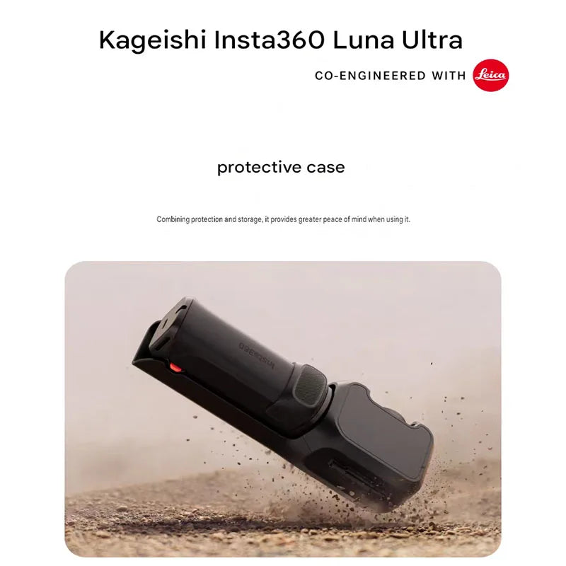 Protective Case For Insta360 Luna Ultra Custom Fit Shockproof Portable Storage For Vlogging Outdoor Photography Game console repair parts