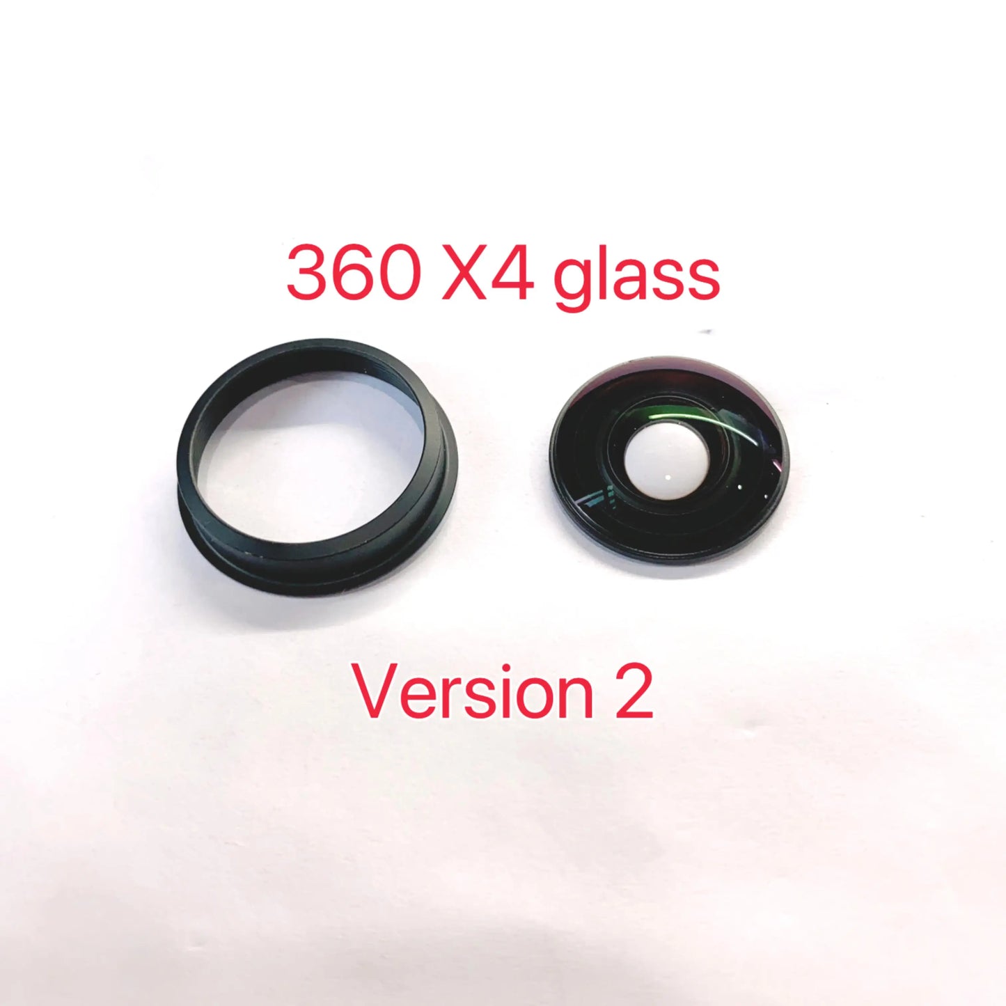 New X4 Lens Glass for Insta360 One X4 Lens Glass with Base Ring Replacement Parts Digital Camera repair parts
