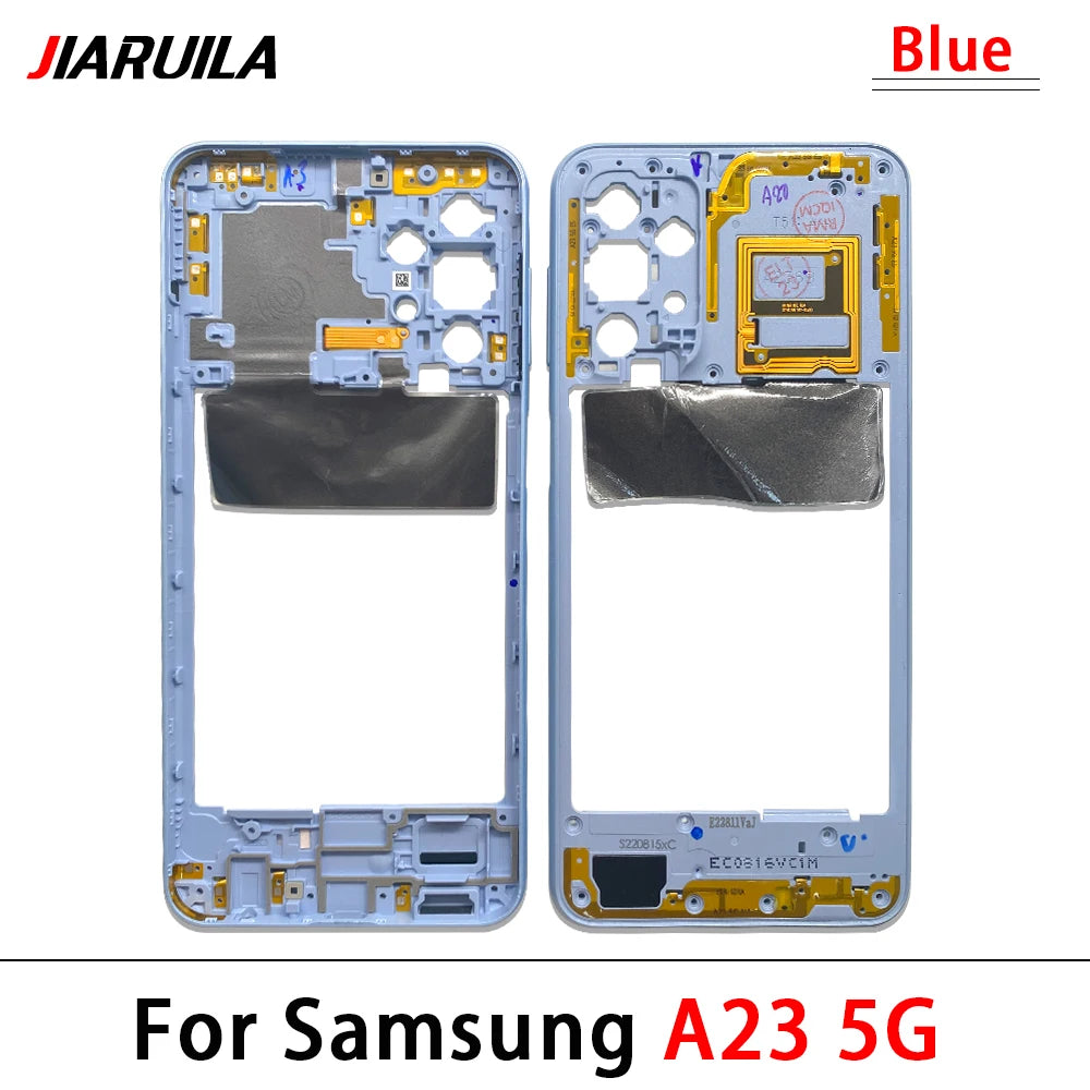 New For Samsung A23 A42 4G 5G Middle Frame Holder Housing Replacement Repair Parts Samsung phone repair parts