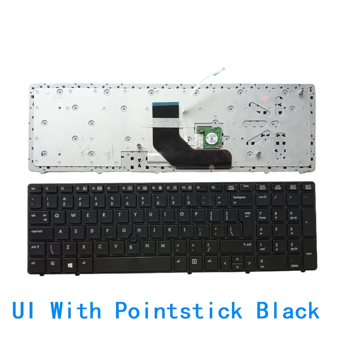 New US UI Spanish Latin Brazil Laptop Keyboard For HP EliteBook 8560p 8570P 8560B 6560B 6565b 6560P 690401-071 9Z.N6GSF.D0S  HP laptop repair parts