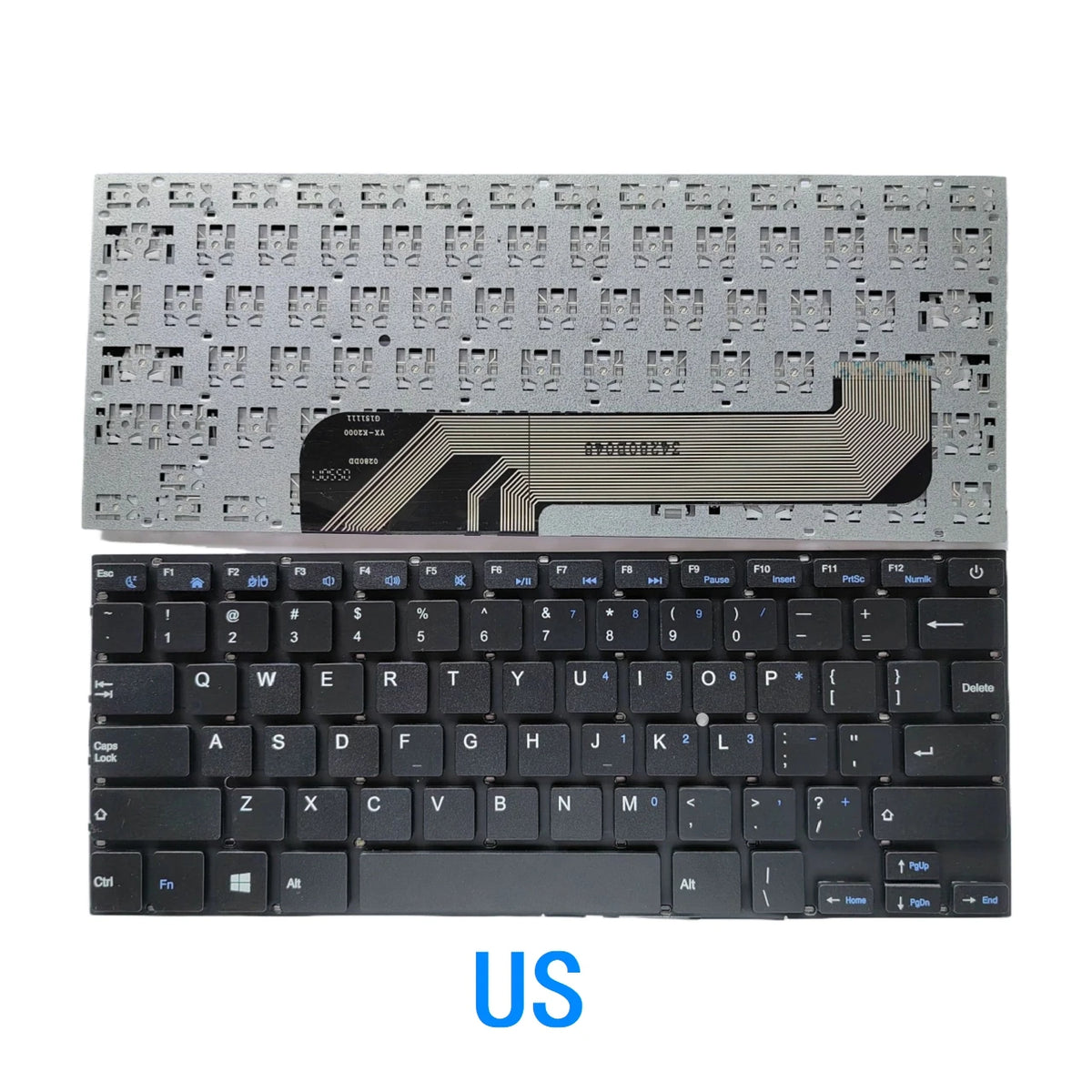 New US Russian Language  Keyboard For Prestigio Smartbook 141A 141A01 141A02 141A03 141C 141 C2 141C01 PC101 PC102 YX-K2000