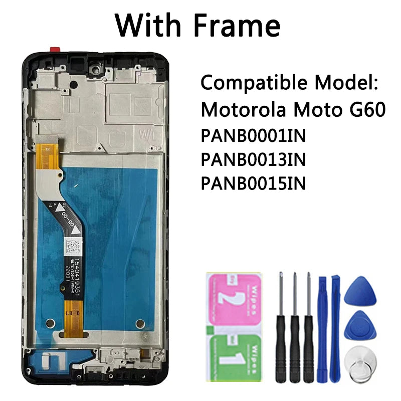 OEM G Series Screen for Motorola Moto G10 G20 G30 G50 5G G60 G60S G100 LCD Display Touch Screen Digitizer Replacement Motorola phone repair parts