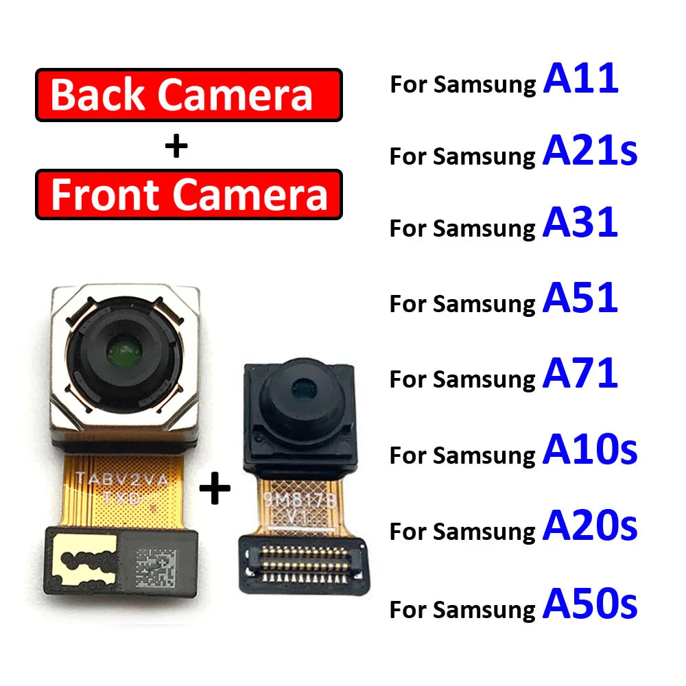 New Front Camera Module For Samsung A11 A21S A31 A41 A71 A10s A20s A50s Main Rear Back Camera Flex Cable Replacement Parts Samsung phone repair parts