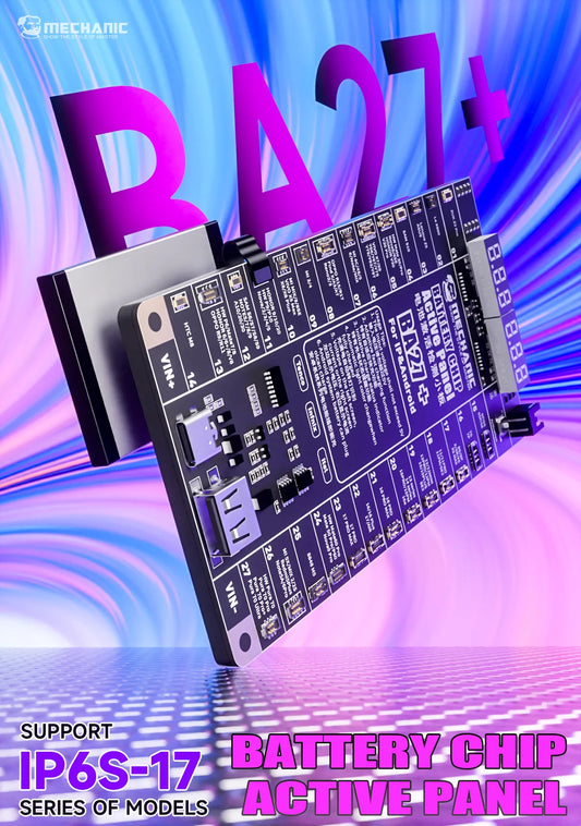 MECHANIC BA27+ Battery Activation Detection Board Battery Fast Charge for iPhone  Android One-click Activation Professional Repair Tools