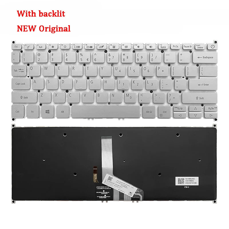 New ORIGINAL Laptop Keyboard For ACER Swift SF314-42 N19C4 N19H4 SF314-57G-52XG  Acer laptop repair parts
