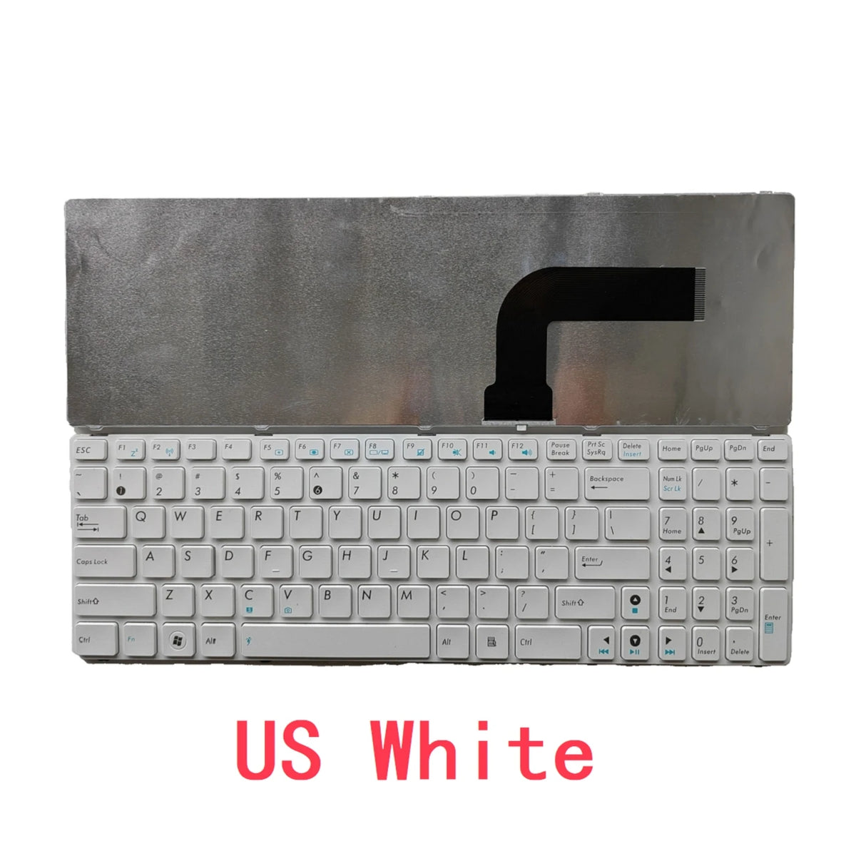 New US Russian Spanish Arab Laptop Keyboard For ASUS N61 N53 N73 G60 G51 G53 G72 K53 K73 K52 K72 X52 X55 X53 X54 X61 X75 P53 B53  ASUS laptop repair parts