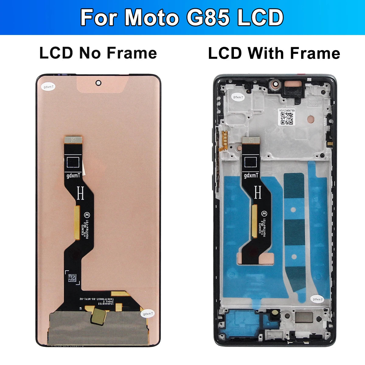 6.67" OEM For Motorola Moto G85 LCD For Moto G85 XT2427-3 Display LCD Screen Touch Digitizer Assembly With Fingerprint Motorola phone repair parts