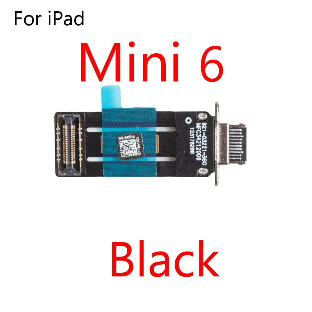 1pcs Charging Charger Port Dock Connector Flex Cable for iPad Mini 6 A2567 A2569  iPad repair parts