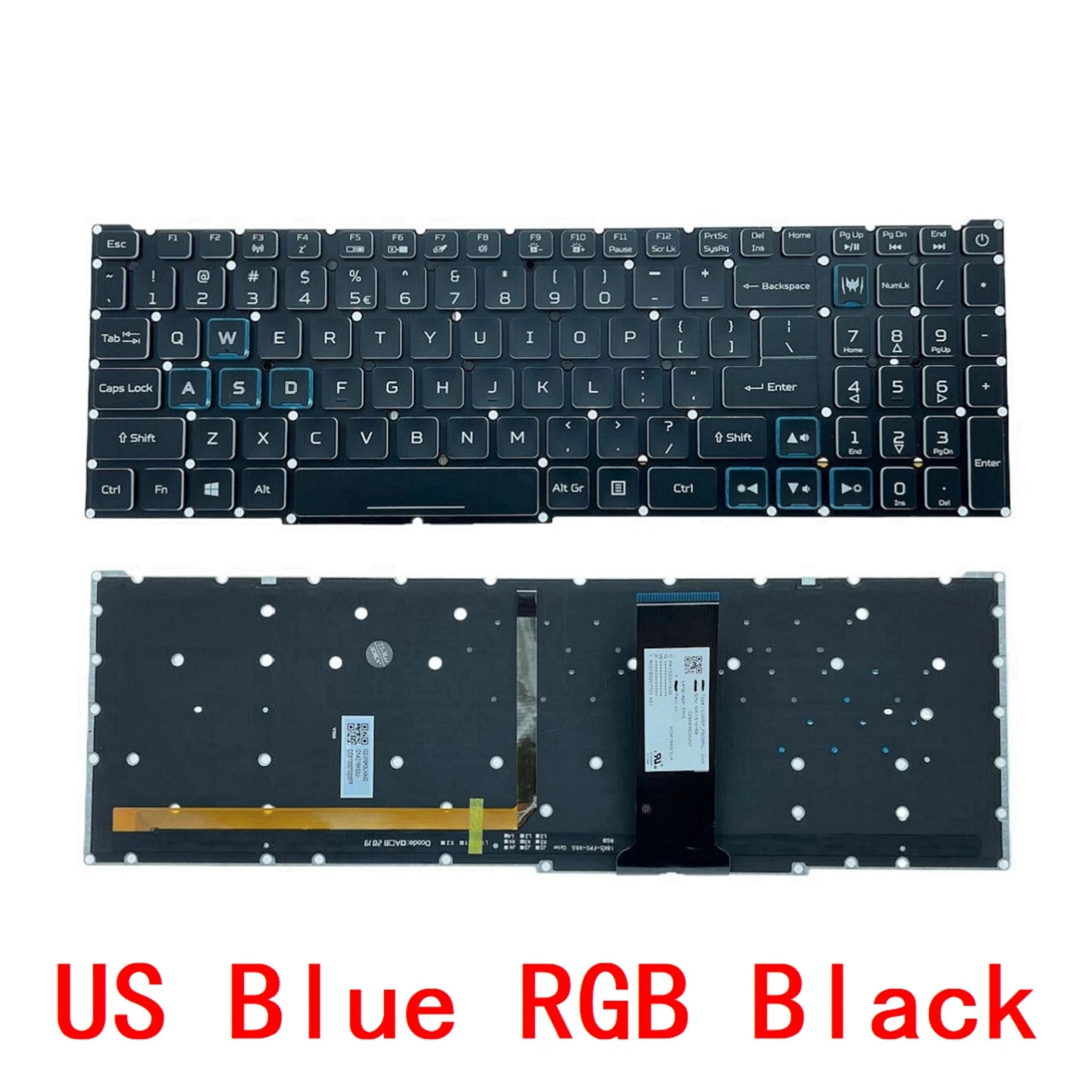 US RU SP BR RGB Keyboard For Acer Nitro 5 AN517-51 AN515-43 AN515-54 AN515-55 7 AN715-51 AN715-52 PH315-52 PH315-54 Acer laptop repair parts