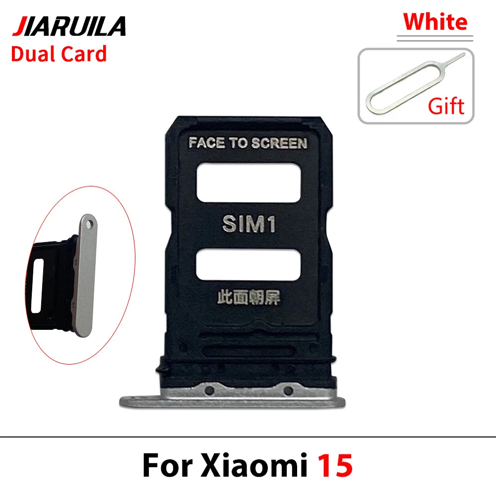New For Xiaomi Mi 14 14T 15 15T Pro Ultra SIM Card Tray Slot Holder Adapter Accessories  Xiaomi  Xiao mi phone repair parts
