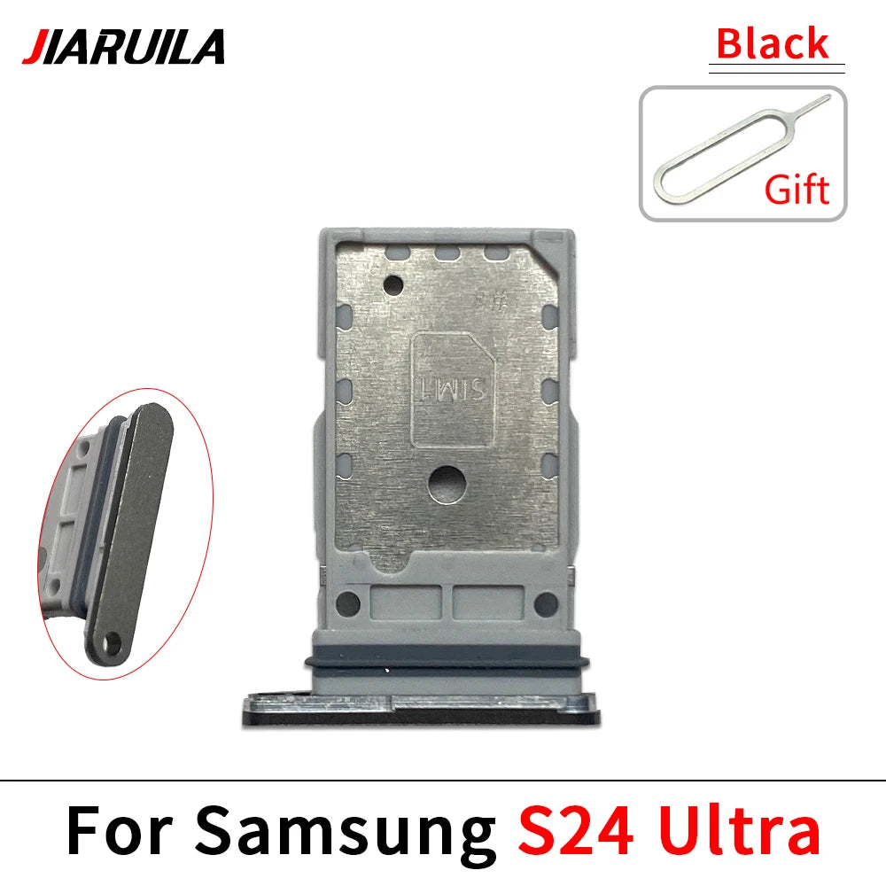 New For Samsung S23 S24 Plus Ultra 5G Dual SIM Card Slot SD Card Tray Holder Adapter