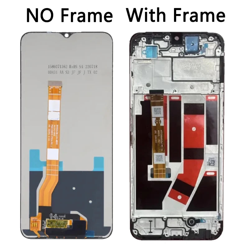CPH2469 Display Screen With Frame For OnePlus Nord N20 SE N20SE LCD Screen Display Frame+Touch Panel Digitizer Replacement Parts  OnePlus phone repair parts