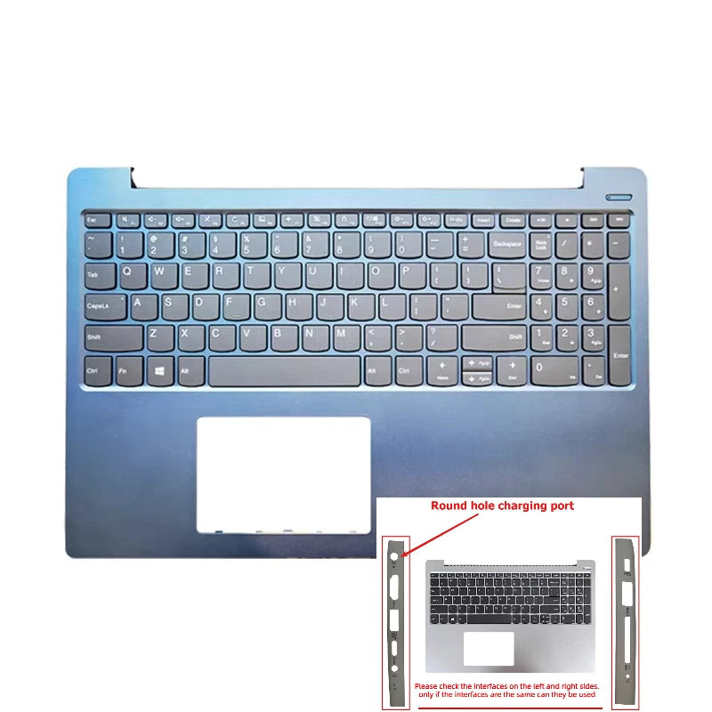 Upper case keyboard for Lenovo Ideapad 330S-15IKB Xiaoxin 7000-15IKBR 15IBK 15ARR C shell topcase palmrest cover touchpad Lenovo laptop repair parts