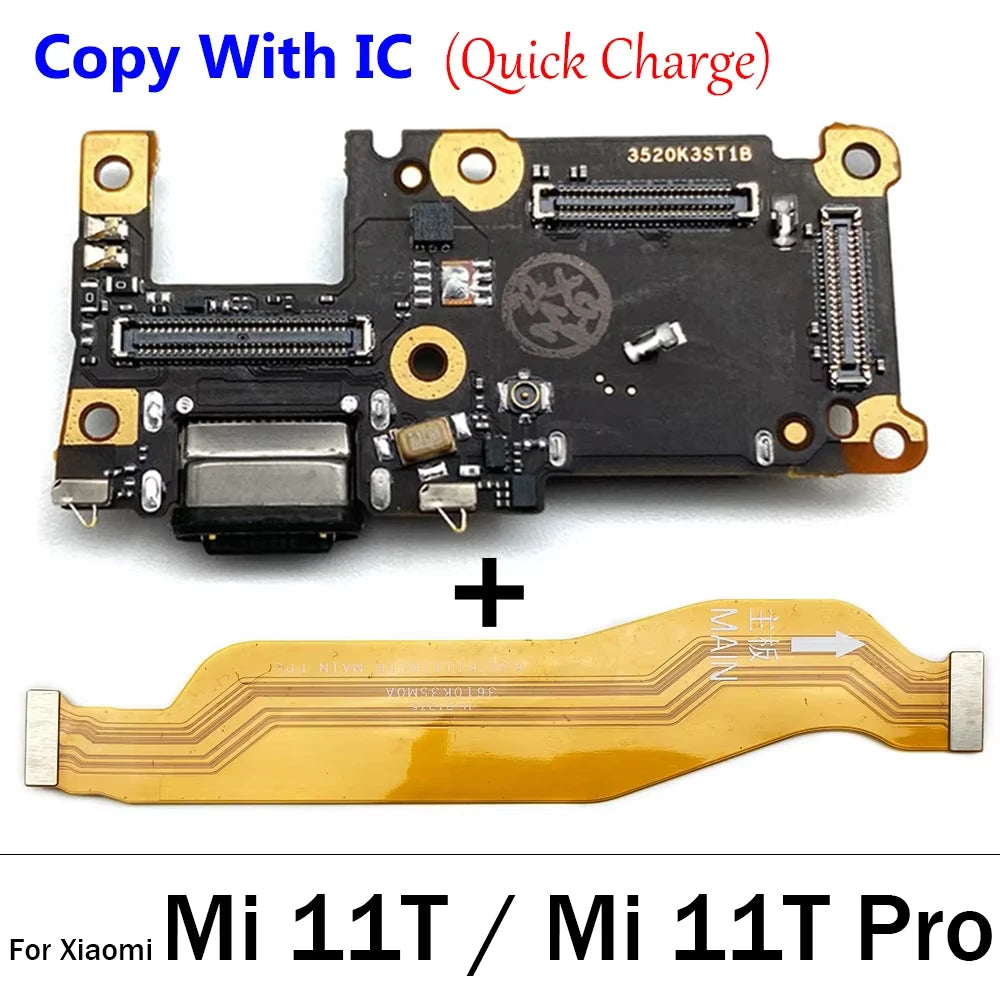 New USB Charger Charging Dock Port Connector Main Mainboard Board Flex Cable For Xiaomi Mi 10 10T 11 11T 12 12T 13 13T Pro Lite  Xiaomi  Xiao mi phone repair parts