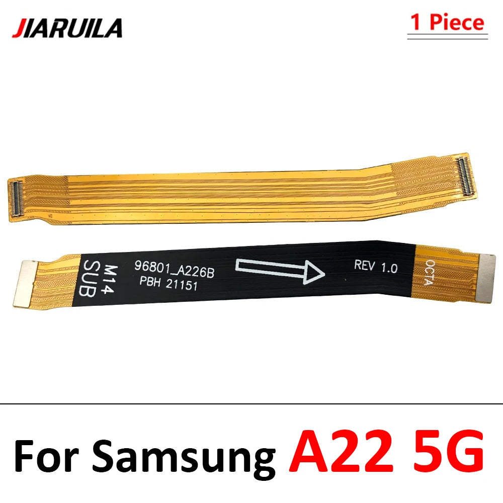 10Pcs, Main Board Motherboard Flex Cable For Samsung A22 A32 A52 A72 A33 A53 A73 A24 A34 A54 A15 A25 A35 A55 A16 A36 A56 4G 5G Samsung phone repair parts