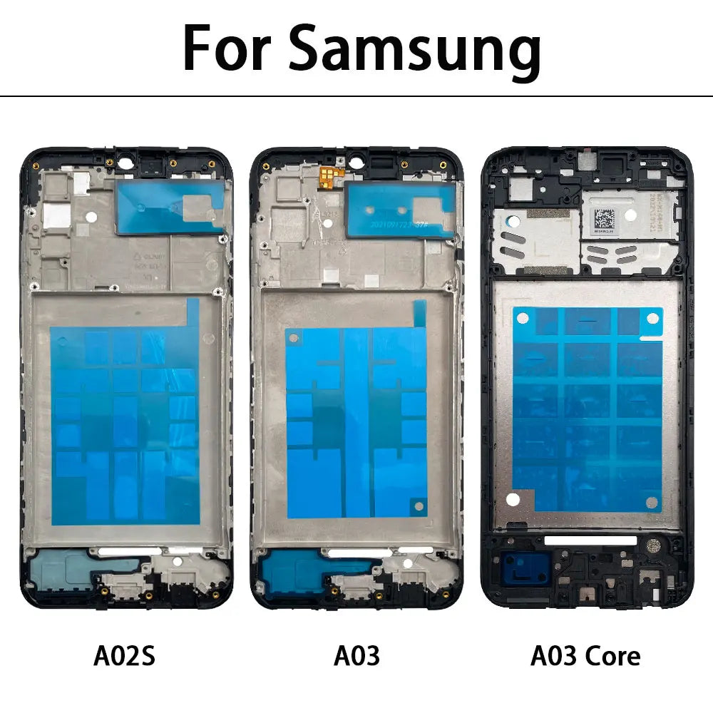 New For Samsung A02s A03s A03 Core A04 A04s A04E A05 A05s A06 Housing Middle Frame Bezel Middle Replacement Parts Middle Frame Samsung phone repair parts