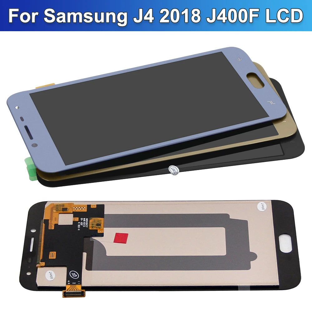 For Samsung Galaxy J4 2018 J400 J4 SM-J400F/DS SM-J400M/DS Display With Touch Screen Assembly Can Adjust Brightness LCD Samsung phone repair parts