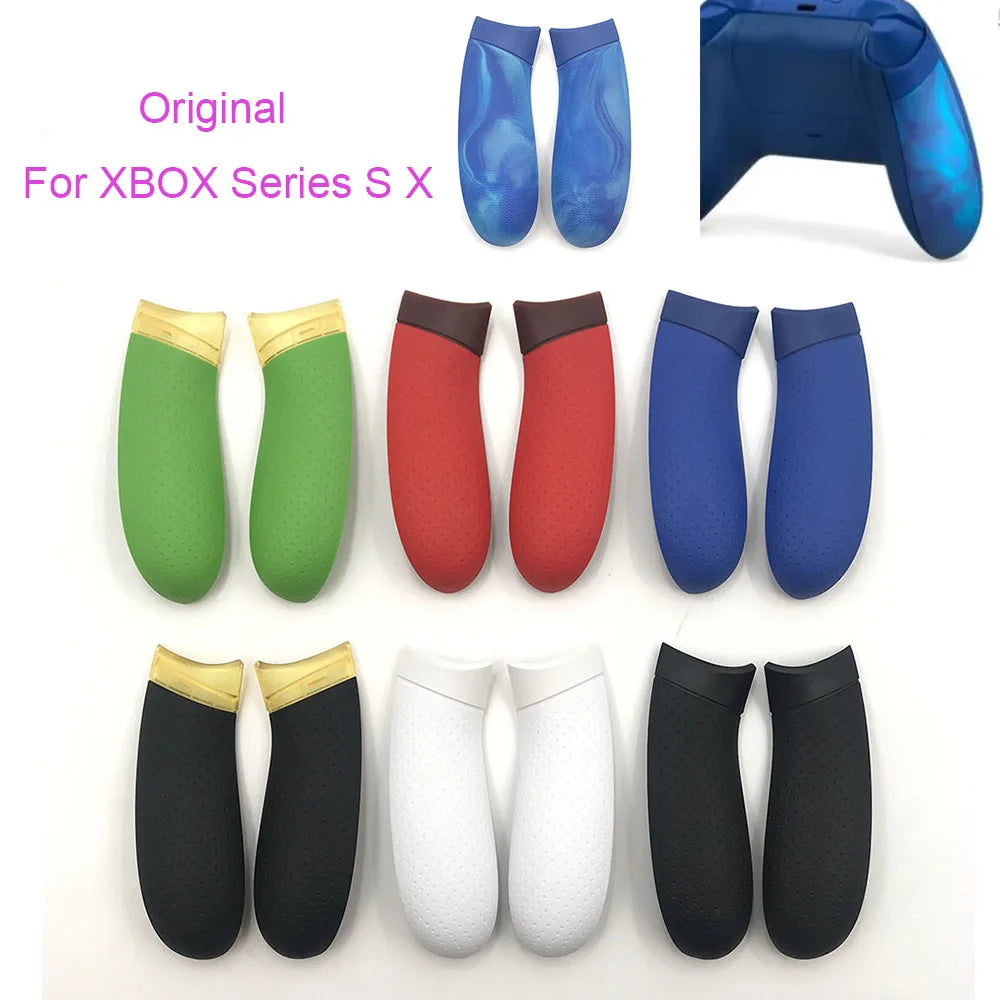 For Xbox Series S X Controller Original Plastic Rubber Grip Rear Handles / Panel Custom New Part Fix Game console repair parts