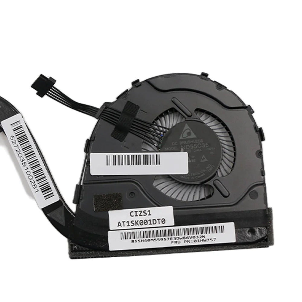 Original For Lenovo ThinkPad Yoga 370 Laptop Fan Heatsink CPU Cooler Cooling Fan FRU:01HW757 01HW758 UMA Lenovo laptop repair parts