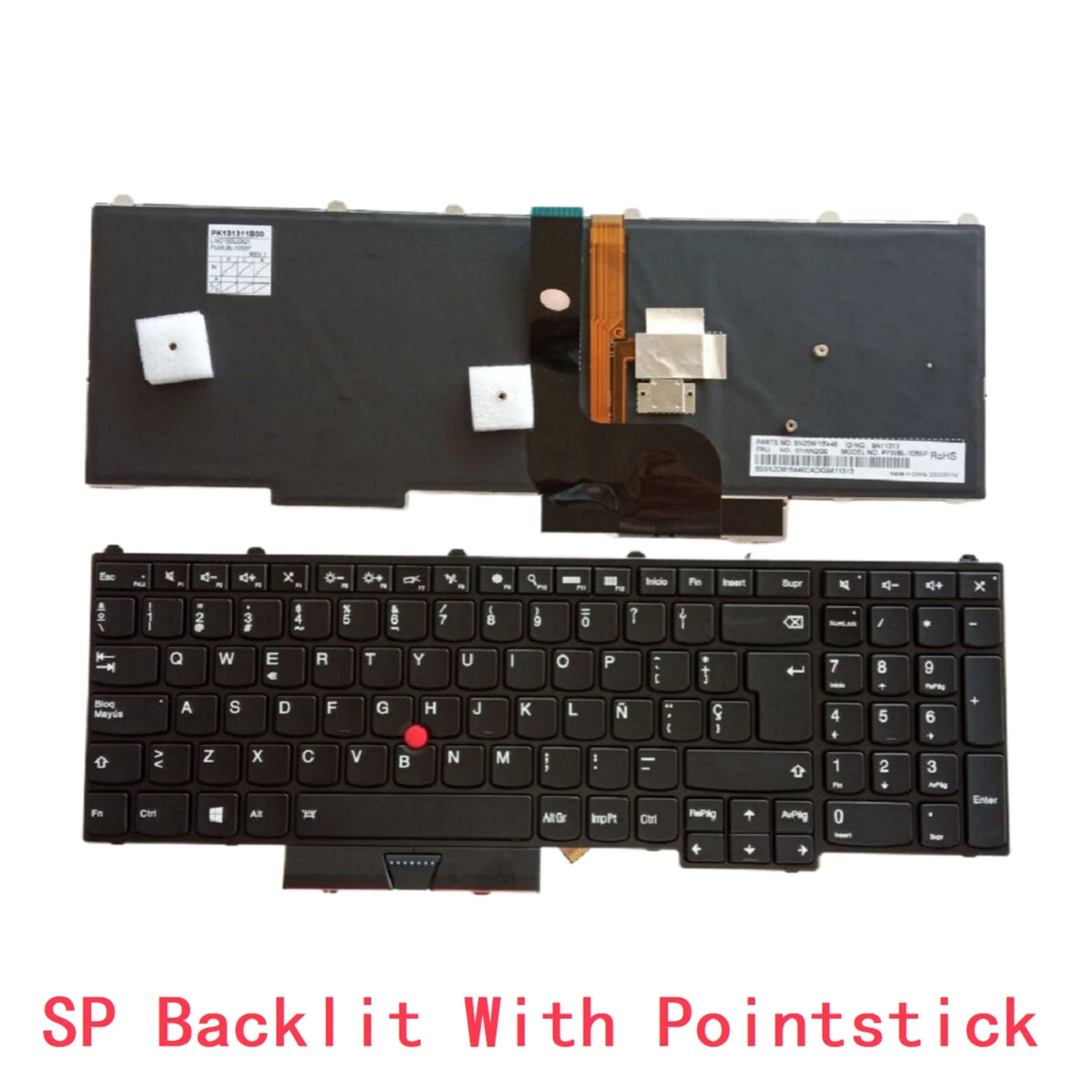 New US Spanish Laptop Backlit Keyboard For Lenovo Thinkpad P50 P70 Notebook PC Replacement 01HW200 00PA403 Lenovo laptop repair parts