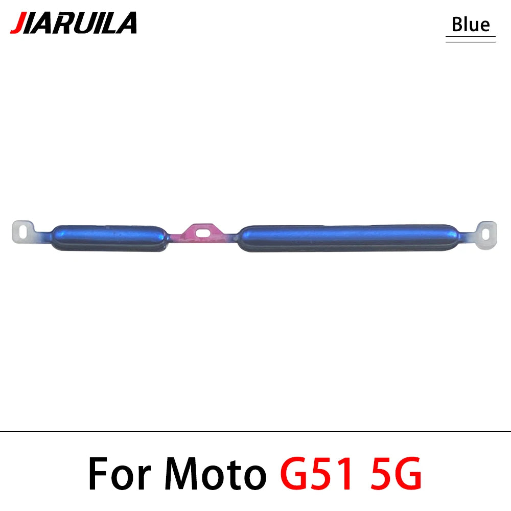 10Pcs/Lot, New For Motorola For Moto G10 G20 G30 G60 G60s G31 G71 G51 5G Power Volume Side Button Key Replacement Parts Motorola phone repair parts