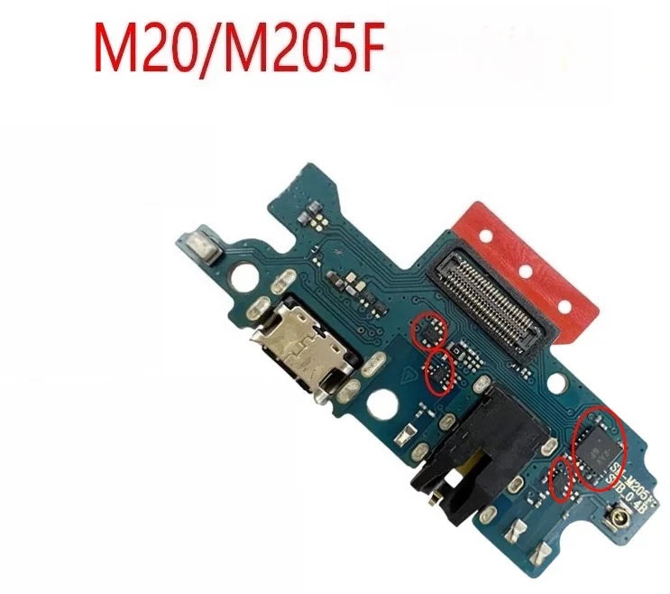 USB Charging Port Connector Plug Jack Charge Dock Board Flex Cable For Tab M10 20 21 22 30 M31 33 M35 51 M52 M53 M55 62  repair Samsung tablet repair parts
