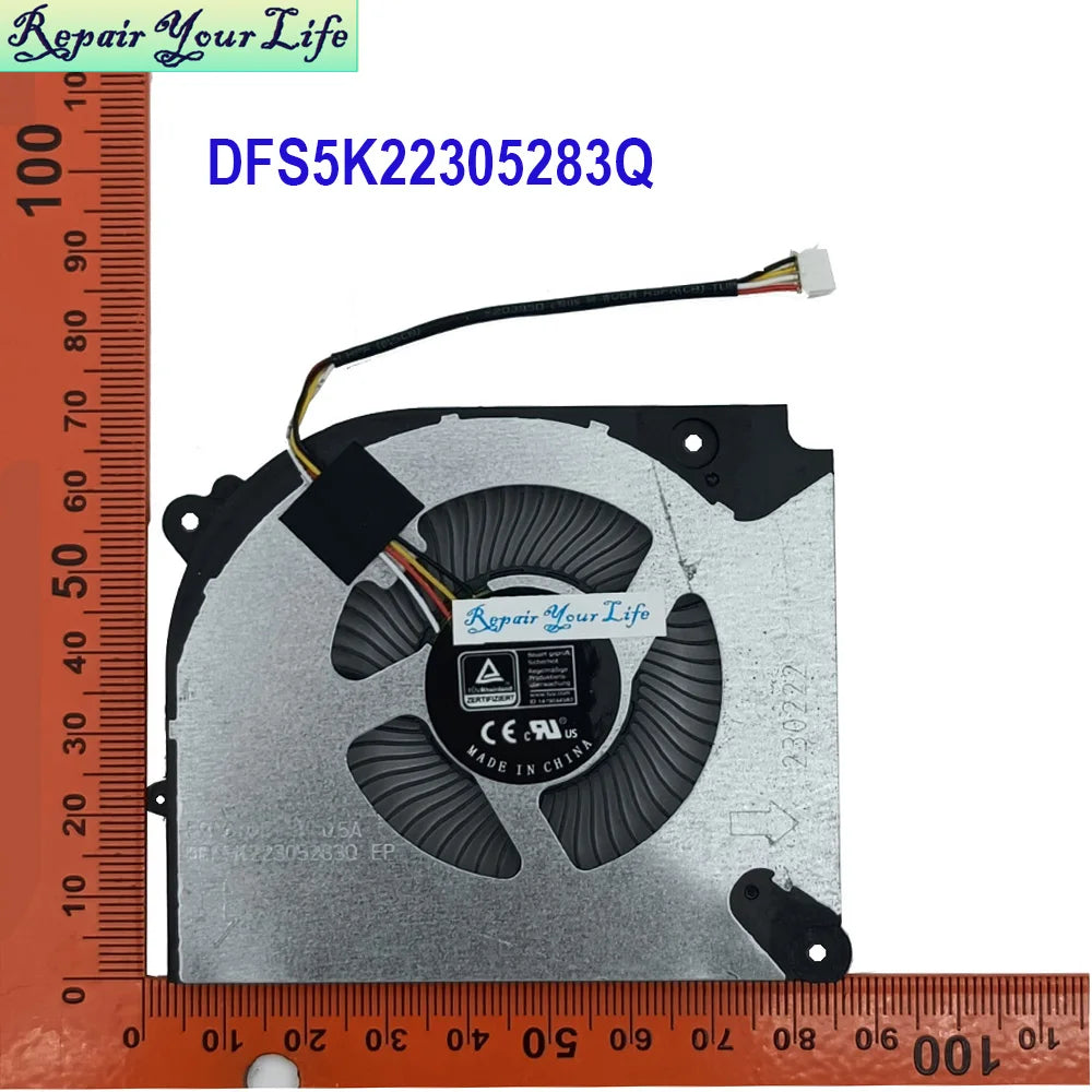 Gaming Laptop Cooling CPU GPU Fan For Gigabyte G5 KF KE GE MF G5KF G5KE G5GE G5MF 2023 FPP6 DFS5K22305283Q FPP7 DFS5L32G16486P Gigabyte laptop repair parts